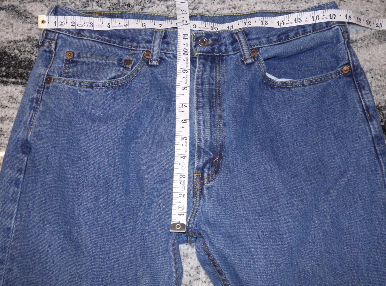 LEVIS 505 blue jeans 100% cotton Men's size 36 x 30 | eBay