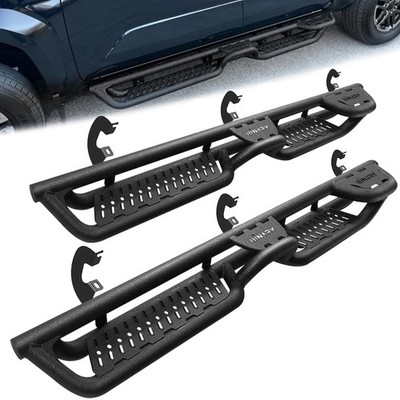 Running Boards for 19-26 Silverado Sierra 1500 Double Cab 2-Stair Side Steps