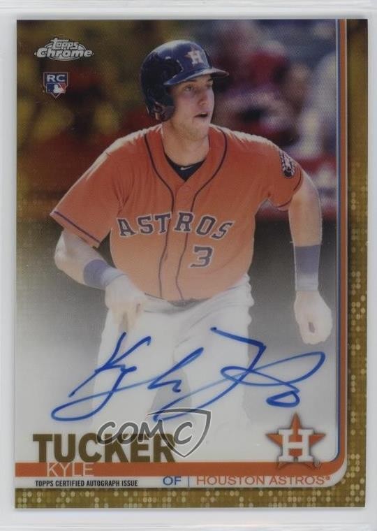 2019 Topps Chrome Rookie Gold Refractor 34/50 Kyle Tucker #RA-KT Auto RC v9t