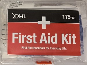 DMI 175-Piece First-Aid Kit, All-Purpose Use for Minor Cuts & Scrapes Bandages