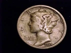 1924-D Mercury Dime, Fine Grade