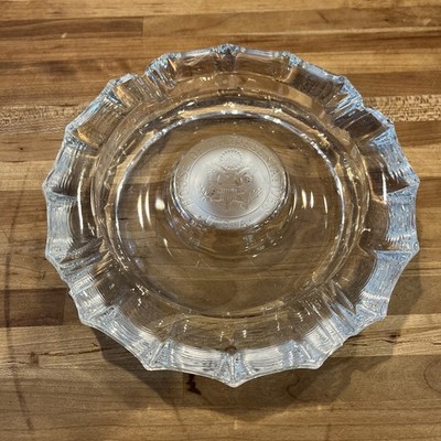 Vintage 10  Heavy U.S.A. House of Representatives Clear Glass Cigar Ash Tray