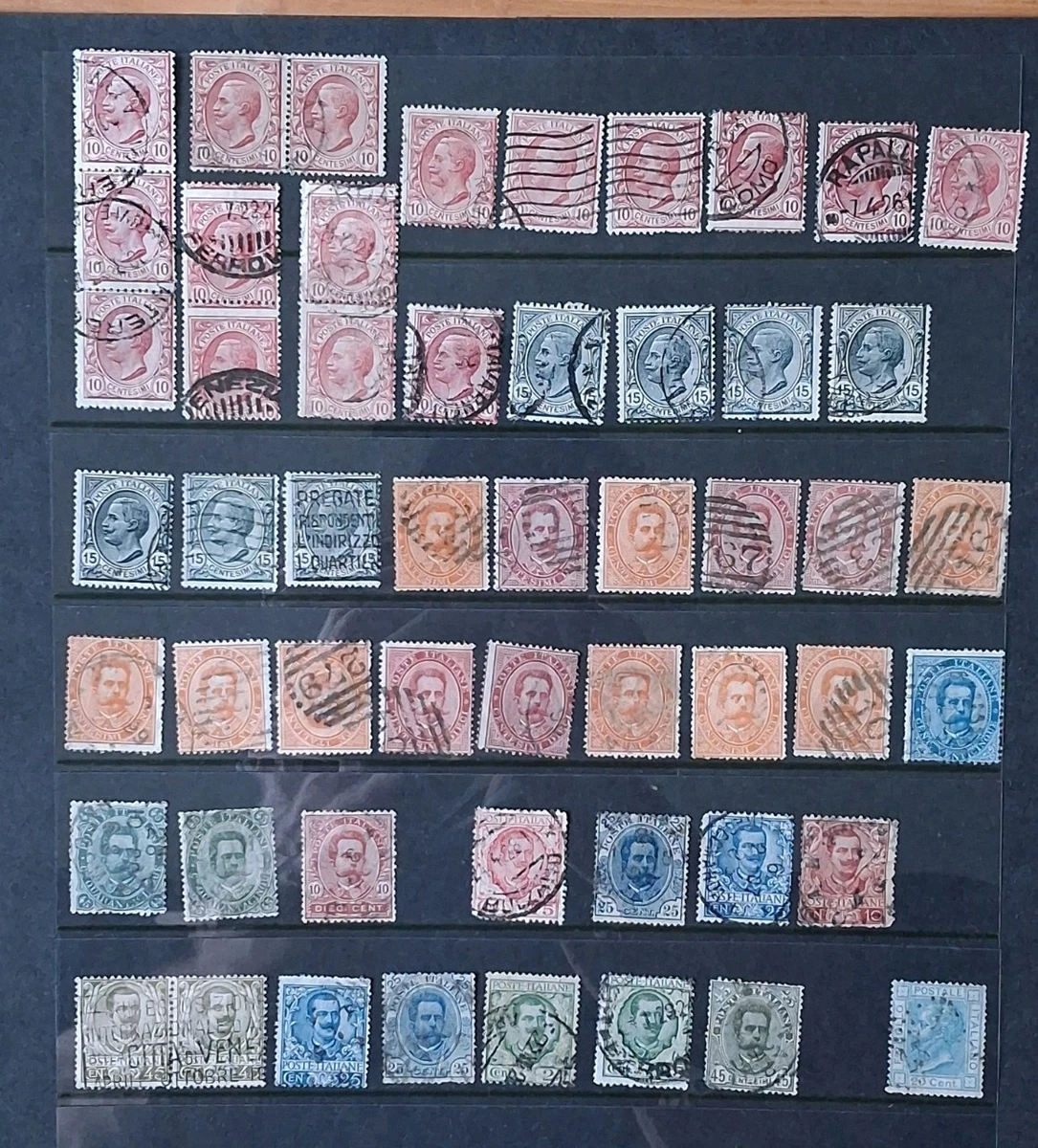 Italien ab 1860 Briefmarken großes Lot gestempelt