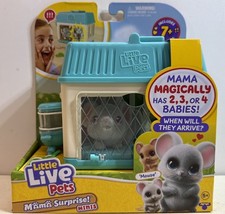 Little Live Pets Mama Surprise Minis Magically Has 2-4 Babies 7 Surprises NEW