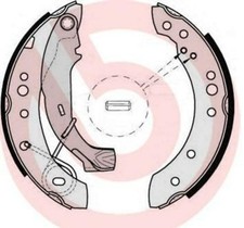 BREMBO Bremsbackensatz Trommelbremse Hinten für RENAULT Clio IV Schrägheck (BH)