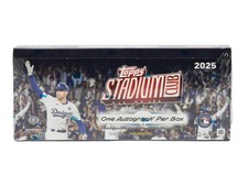 2025 Topps Stadium Club Baseball Hobby Box