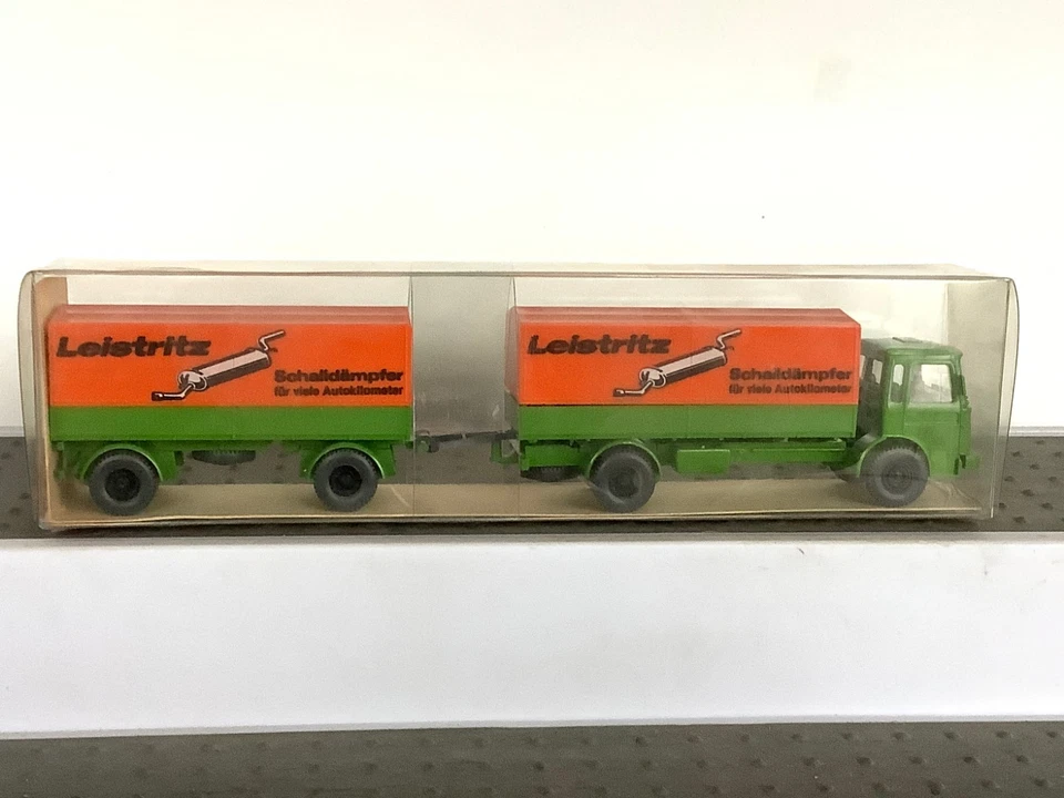 ✅Wiking 424 HO/1:87 MAN Lastzug "Leistriz" (GK121-3R3/3)