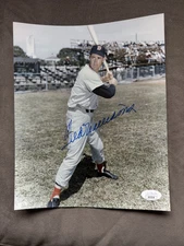 Ted Williams Signed  8x10 Photo Boston Red Sox MLB HOF 500 HR JSA Authenticated