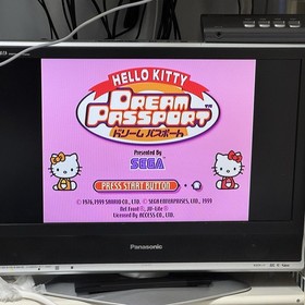 Sega Dreamcast Hello Kitty Dream Passport 2 Complete In Case CIB JPN | US SELLER