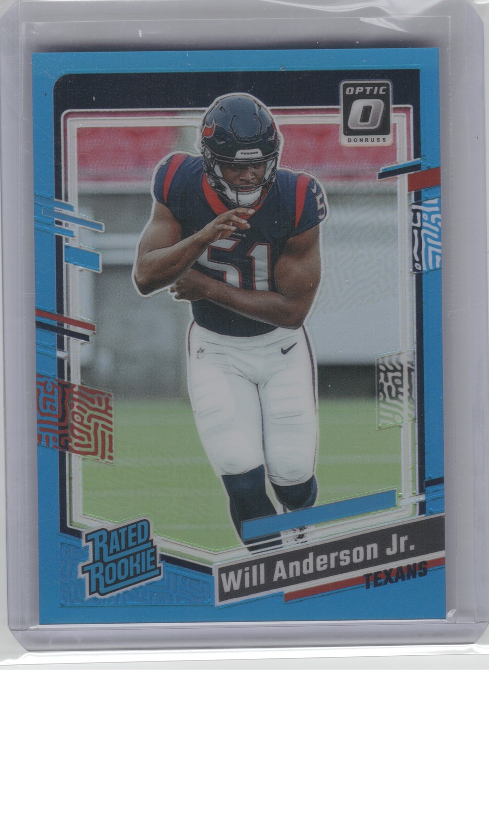 2023 Donruss Optic #246 Will Anderson Jr. Aqua #/299 B15R4C84