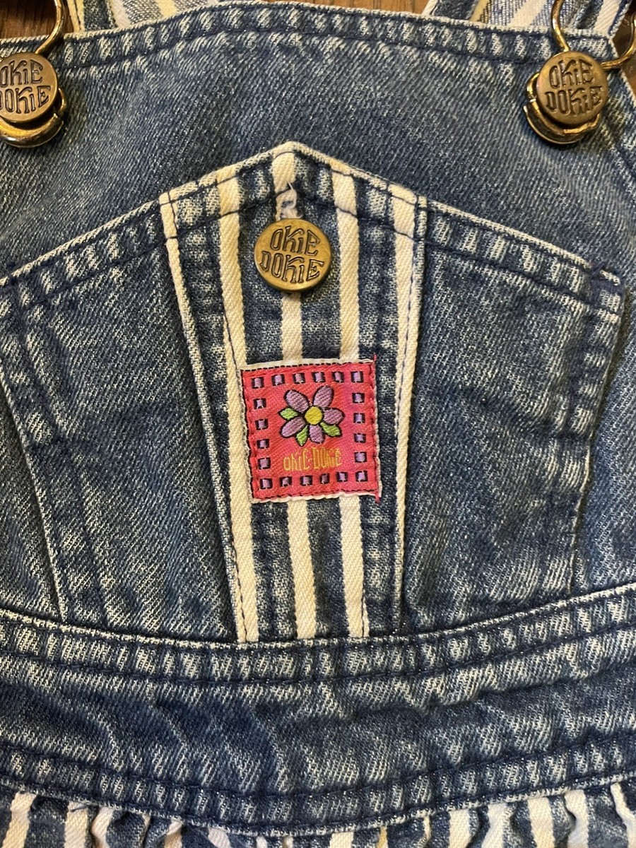 Vintage Okie Dokie Kids Overalls 2T View 3