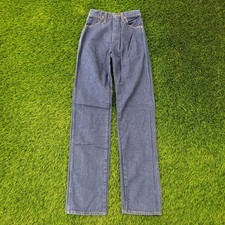 Vintage Wrangler Jeans Teens 00 23x33 Faded Dark-Wash
