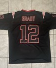  Authentic Tom Brady Jersey Nike Black Stitched Size L — photo 2