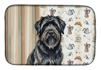 Caroline's Treasures Bouvier des Flandres Coffee Bar Dish Drying Mat WDK7333DDM