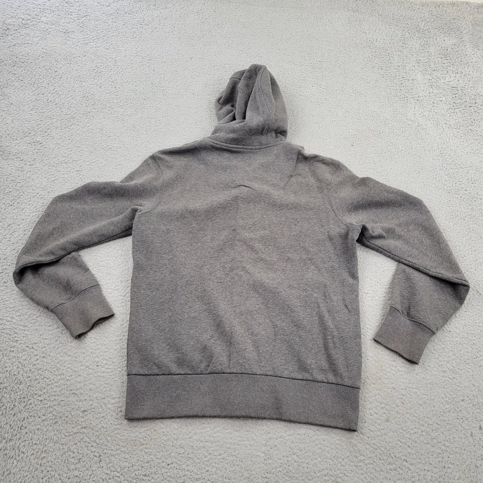 Cárdigan Fred Perry Sudadera con Capucha Para Hombre Gris Medio Parche con Logo Lona Bolsillos con Palanca Foto 2 de 4