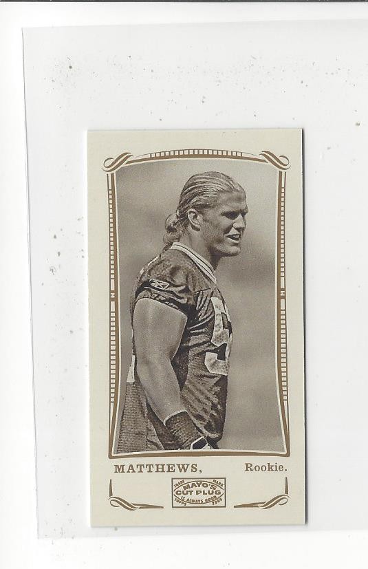 Clay Matthews Topps Mayo #54 Mini