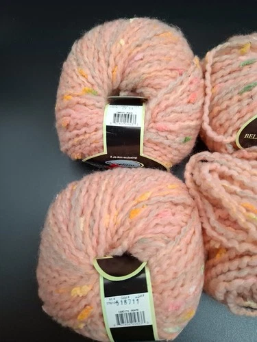 Lot of 8 Sensations Bellezza Italy Canditi Pink Wool Blend Yarn Speckled New image 2
