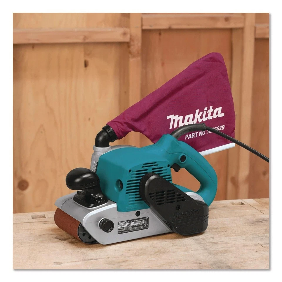 Lijadora de banda Makita 9403 11A 4" x 24" con cable nueva Foto 3 de 4