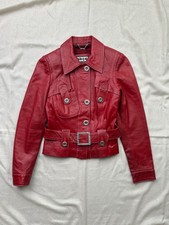 Vintage Leather Jacket Women s Size S