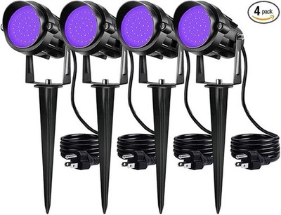 Unirence Halloween Blacklight Spotlight 15W Outdoor LED Landscape Lighting (4)