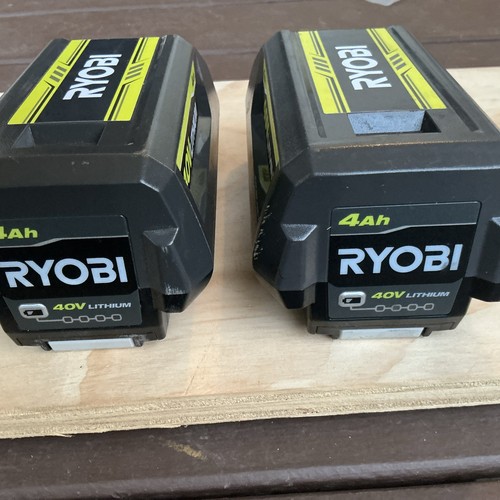 Ryobi OP40404VNM 40V 4Ah Li-Ion Battery LOT OF 2 BATTERIES!!
