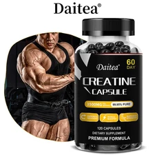 Creatine Capsules - Supports enhanced muscle endurance and athletic performance