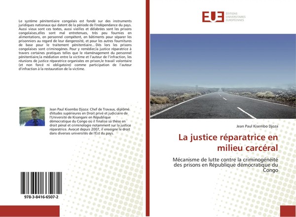 La Justice RéParatrice En Milieu CarcéRal Jean Paul Kisembo Djoza Taschenbuch-image