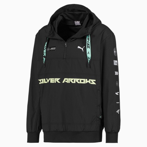 Puma Mercedes Benz AMG Petronas Silver Arrows Max Verstappen Jacket Mens Sz  XXL | eBay