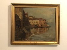QUADRO FINE 800, CHIOGGIA (?). NO Luigi ZAGO Eugenio BONIVENTO Leonardo BAZZARO