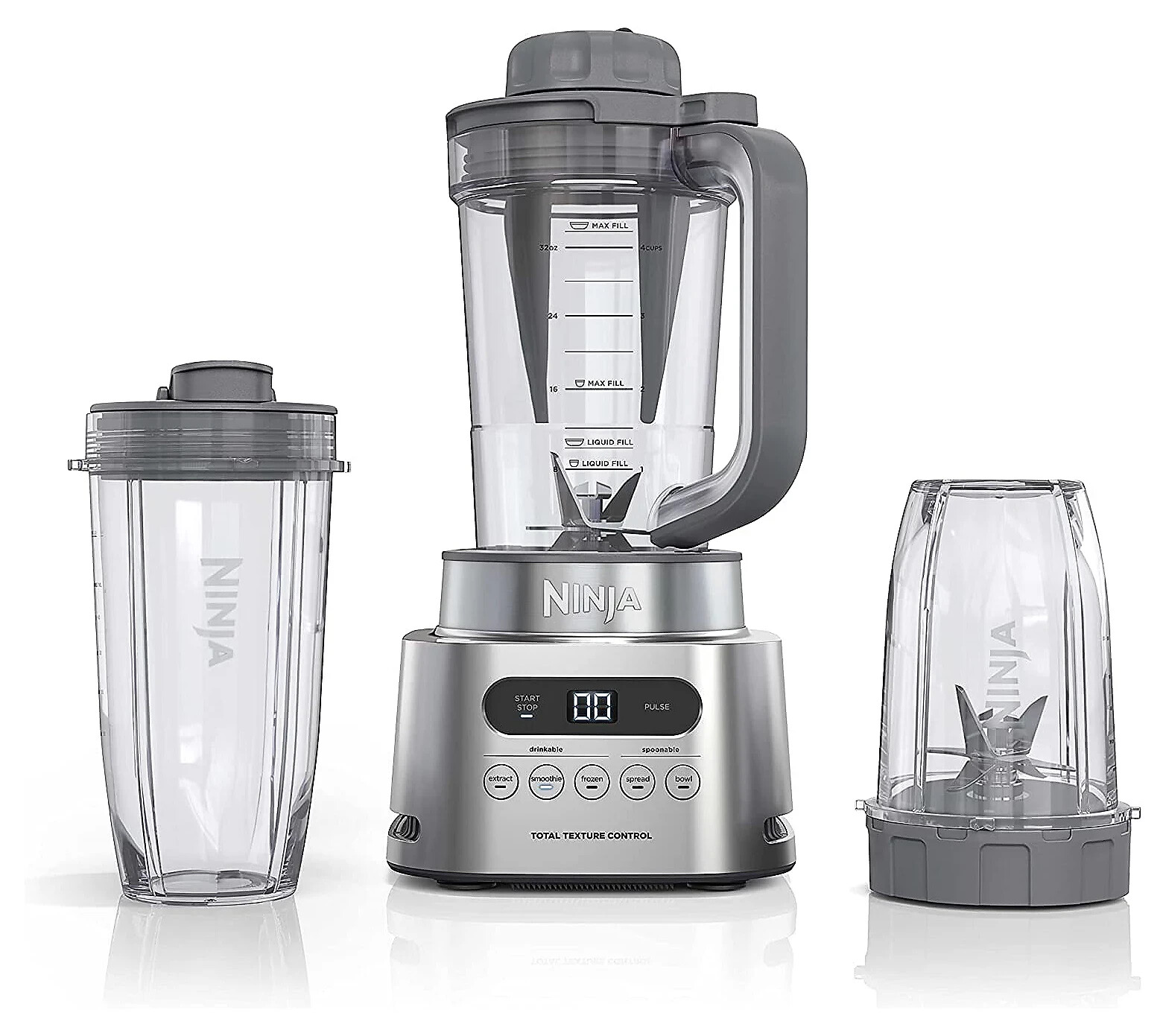Ninja TWISTi Blender DUO Smoothie Maker in Gray Model SS151-image