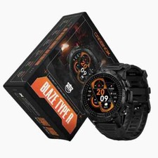 CARBINOX "BLAZE TYPE R " Tactical Military Smartwatch IP69K Black - NEW w/ BONUS
