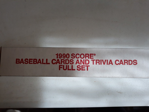 1990 Score Full Baseball Set Unopened w/ famous "BO" card and Rookies