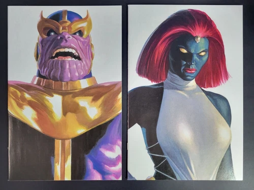 Rogue & Gambit Warlock Rebirth #1 Alex Ross Timeless Variant Lot 2023 Marvel