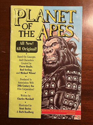 Planet of the Apes Book 1 #1 of 4 April 1990 Charles Marshall Vtg