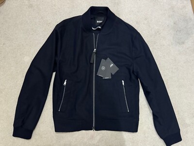 HUGO BOSS JACKE DUNKELBLAU MARINEBLAU ALLE GRÖSSEN NEU UVP £389