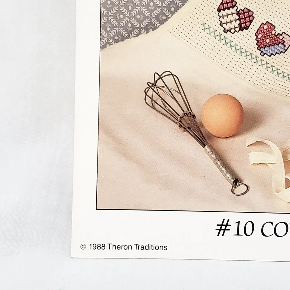 Theron Traditions Sampler Cross Stitch Leaflet #10 Country Kitchen Hearts 1988 - Image 2 of 4