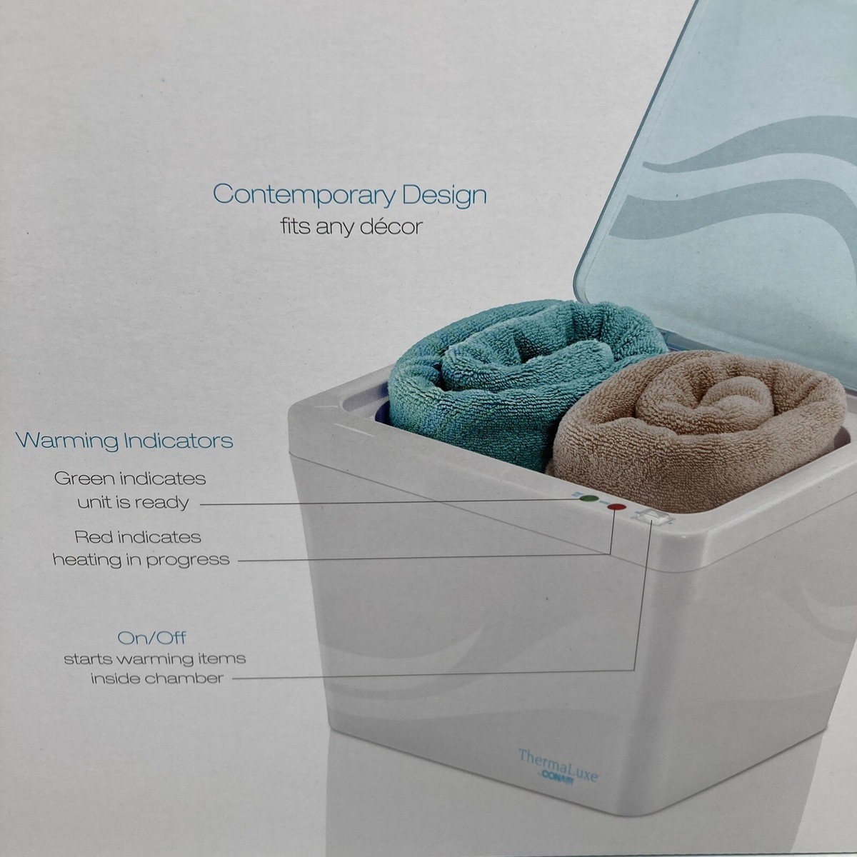 Conair Thermaluxe Towel Warmer Compact Design Portable 20 Minute Heat-up |  eBay