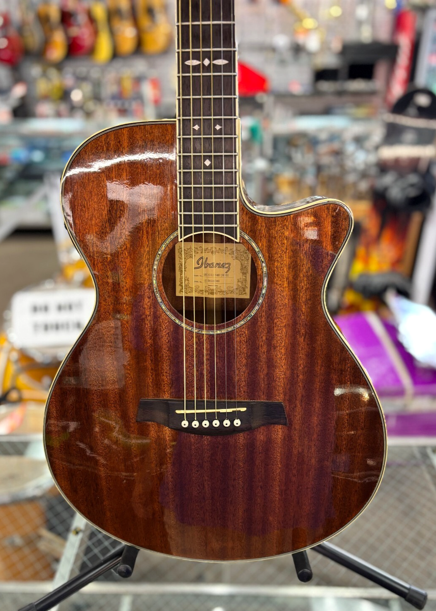 【エレアコ】Ibanez AEG12II-NMH Ibanez AEG12II - Natural High Gloss | Sweetwater
