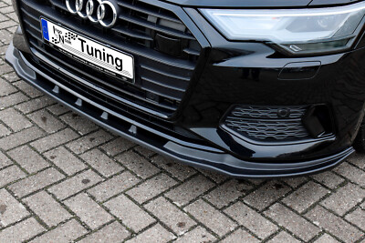 Sonderaktion Spoilerschwert Frontspoiler Splitter aus ABS für Audi A6 C8 F2