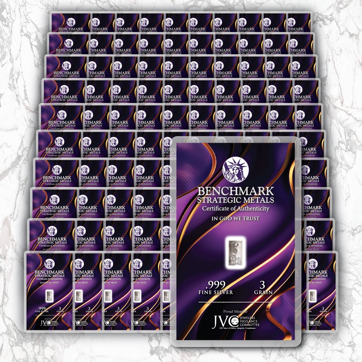 BARRAS DE PLATA 999 LINGOTES FINOS PAQUETE DE 100 EXCELENTES RELLENOS DE MEDIAS 29a