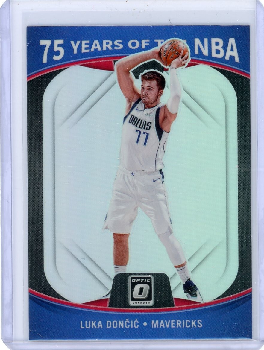 2021-22 Optic Prizm Holo 75 Years NBA LUKA DONCIC No. 26!