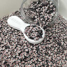 FAKE 5MM Smiley Onigiri, Food Polymer Clay Sprinkle NOT EDIBLE D9-25