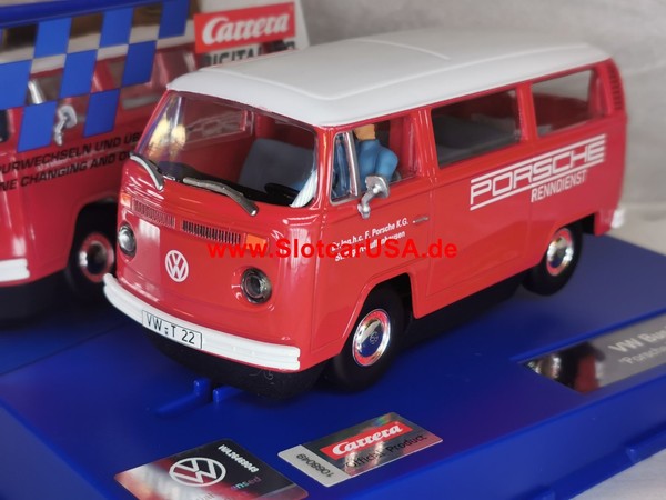 "Carrera Digital 132 31096 Vw Bus T2B \"Porsche Renndienst\""-image