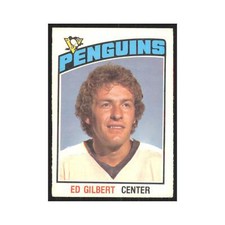 1976 O-Pee-Chee Ed Gilbert Pittsburgh Penguins #329