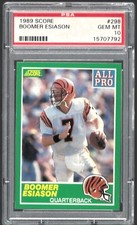1989 Score #298 Boomer Esiason All Pro PSA 10 GEM MINT 15707792