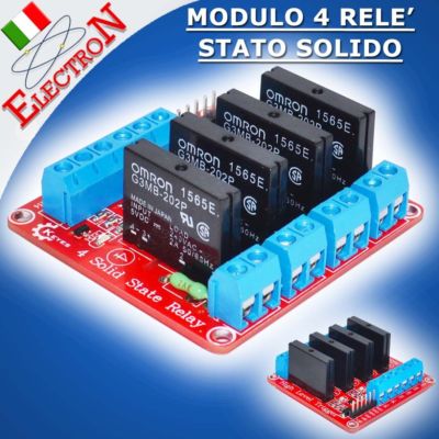 Módulo de relé de estado sólido, 1 canal DC 5V/12V 2A SSR placa de módulo con disparador de bajo nivel (5V
