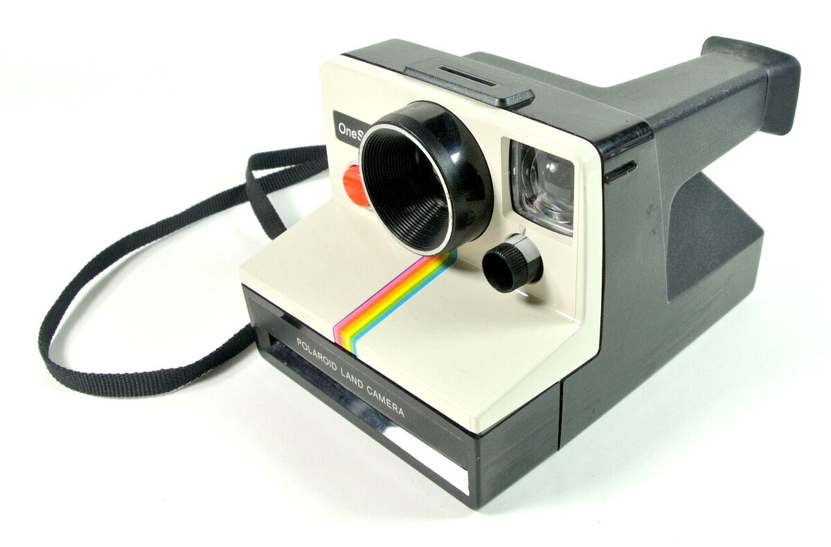 VINTAGE Polaroid SX-70 One Step Rainbow Instant Land Camera VINTAGE Polaroid SX-70 One Step Rainbow Instant Land Camera