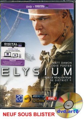 DVD: ELYSIUM - Matt Damon - Jodie Foster - NEU IM BLISTER