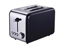 Michelino Toaster, 2 Scheiben, Edelstahl , Schwarz-Silber, Art. 74084 Neu In Ovp