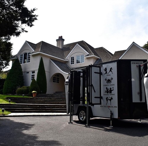 Mobile Gym Business for Sale gym equipment with boxing bags 